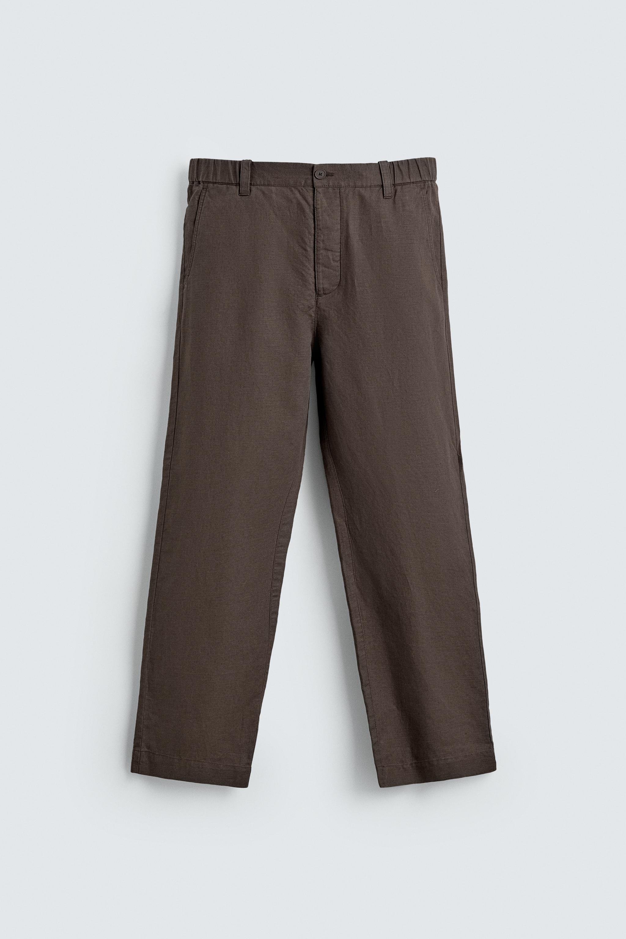 HEMP - COTTON STRAIGHT FIT PANTS